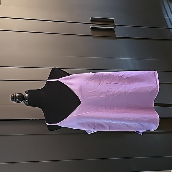 Flowy lightweight Lilac purple summer tank BNWT sz XXL adjustable beach vacation - Picture 2 of 10